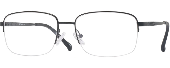 Rectangle Black Titanium XVI Single Vision Full Frame View #1