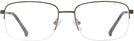 Rectangle Bronze Titanium XVI Progressive No-Lines View #2