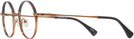 Round Shiny Copper And Brown Titanium XVII Bifocal View #3