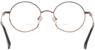 Round Shiny Copper And Brown Titanium XVII Bifocal View #4