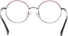 Round Shiny Lilac And Red Titanium XVII Bifocal View #4