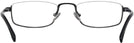 Rectangle Matte Black Titanium XV-L Single Vision Half Frame View #4