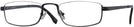 Rectangle Matte Black Titanium XV-L Single Vision Half Frame View #1