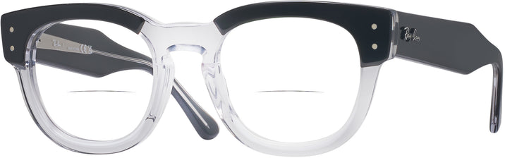 Square Black On Transparent Ray-Ban 0298V Bifocal View #1