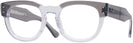 Square Grey On Transparent Ray-Ban 0298V Single Vision Full Frame View #1