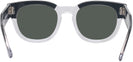 Square Black On Transparent Ray-Ban 0298V Progressive No Line Reading Sunglasses View #4