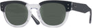 Square Black On Transparent Ray-Ban 0298V Bifocal Reading Sunglasses View #1