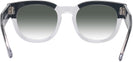 Square Black On Transparent Ray-Ban 0298V w/ Gradient Progressive No-Lines Reading Sunglasses View #4
