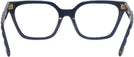 Rectangle Transparent Navy Tory Burch 2133U Single Vision Full Frame View #4