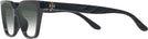Rectangle Black Tory Burch 2133U w/ Gradient Bifocal Reading Sunglasses View #3