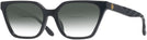 Rectangle Black Tory Burch 2133U w/ Gradient Bifocal Reading Sunglasses View #1