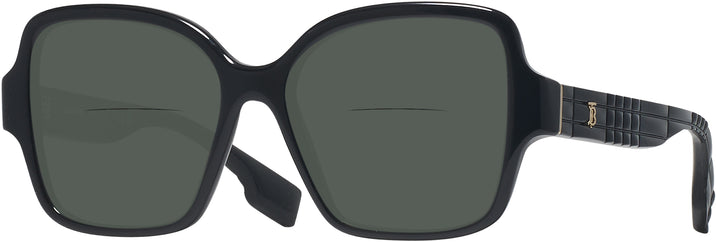 Square,Oversized Black Burberry 2374 Bifocal Reading Sunglasses View #1