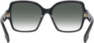 Square,Oversized Black Burberry 2374 w/ Gradient Bifocal Reading Sunglasses View #4