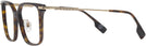 Square,Oversized Dark Havana Burberry 2376 Progressive No-Lines View #3