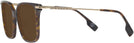 Square,Oversized Dark Havana Burberry 2376 Progressive No-Line Reading Sunglasses View #3