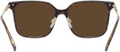 Square,Oversized Dark Havana Burberry 2376 Progressive No-Line Reading Sunglasses View #4