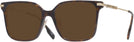Square,Oversized Dark Havana Burberry 2376 Progressive No-Line Reading Sunglasses View #1