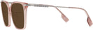 Square,Oversized Rose Burberry 2376 Bifocal Reading Sunglasses View #3