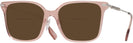 Square,Oversized Rose Burberry 2376 Bifocal Reading Sunglasses View #1