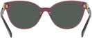 Cat Eye Transparent Violet Versace 3334 Progressive No-Line Reading Sunglasses View #4