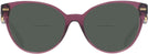 Cat Eye Transparent Violet Versace 3334 Bifocal Reading Sunglasses View #2