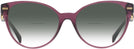 Cat Eye Transparent Violet Versace 3334 w/ Gradient Bifocal Reading Sunglasses View #2