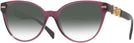 Cat Eye Transparent Violet Versace 3334 w/ Gradient Bifocal Reading Sunglasses View #1