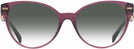 Cat Eye Transparent Violet Versace 3334 w/ Gradient Progressive No-Line Reading Sunglasses View #2