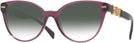 Cat Eye Transparent Violet Versace 3334 w/ Gradient Progressive No-Line Reading Sunglasses View #1