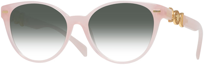 Cat Eye Opal Pink Versace 3334 w/ Gradient Progressive No-Line Reading Sunglasses View #1