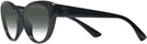 Cat Eye Black Versace 3349U w/ Gradient Bifocal Reading Sunglasses View #3