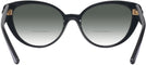 Cat Eye Black Versace 3349U w/ Gradient Bifocal Reading Sunglasses View #4