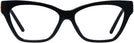 Cat Eye Black Tory Burch 4013U Progressive No-Lines View #2
