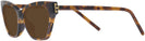 Cat Eye Dark Tortoise Tory Burch 4013U Progressive No-Line Reading Sunglasses View #3