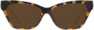 Cat Eye Dark Tortoise Tory Burch 4013U Bifocal Reading Sunglasses View #2