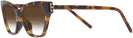 Cat Eye Dark Tortoise Tory Burch 4013U w/ Gradient Bifocal Reading Sunglasses View #3