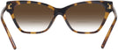 Cat Eye Dark Tortoise Tory Burch 4013U w/ Gradient Bifocal Reading Sunglasses View #4