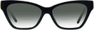 Cat Eye Black Tory Burch 4013U w/ Gradient Bifocal Reading Sunglasses View #2