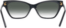 Cat Eye Black Tory Burch 4013U w/ Gradient Bifocal Reading Sunglasses View #4