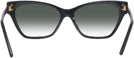 Cat Eye Black Tory Burch 4013U w/ Gradient Progressive No-Line Reading Sunglasses View #4