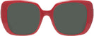 Square,Oversized Red Burberry 4371 Progressive No-Line Reading Sunglasses View #2