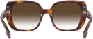 Square,Oversized Light Havana Burberry 4371 w/ Gradient Bifocal Reading Sunglasses View #4