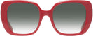 Square,Oversized Red Burberry 4371 w/ Gradient Bifocal Reading Sunglasses View #2