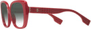 Square,Oversized Red Burberry 4371 w/ Gradient Bifocal Reading Sunglasses View #3