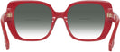 Square,Oversized Red Burberry 4371 w/ Gradient Bifocal Reading Sunglasses View #4