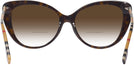 Cat Eye Dark Havana Burberry 4407 w/ Gradient Bifocal Reading Sunglasses View #4