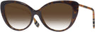 Cat Eye Dark Havana Burberry 4407 w/ Gradient Bifocal Reading Sunglasses View #1