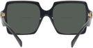 Square Black Versace 4441 Bifocal Reading Sunglasses View #4
