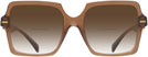 Square Transparent Brown Versace 4441 w/ Gradient Bifocal Reading Sunglasses View #2