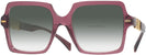 Square Transparent Violet Versace 4441 w/ Gradient Bifocal Reading Sunglasses View #1
